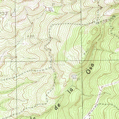 United States Geological Survey Brazos, NM (1983, 24000-Scale) digital map