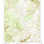 United States Geological Survey Brazos Peak, NM-CO (1955, 62500-Scale) digital map
