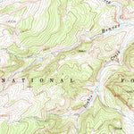 United States Geological Survey Brazos Peak, NM-CO (1955, 62500-Scale) digital map