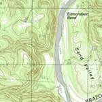 United States Geological Survey Brazos West, TX (1984, 24000-Scale) digital map