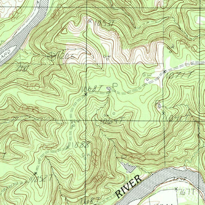 United States Geological Survey Brazos West, TX (1984, 24000-Scale) digital map