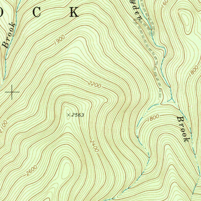 United States Geological Survey Bread Loaf, VT (1970, 24000-Scale) digital map