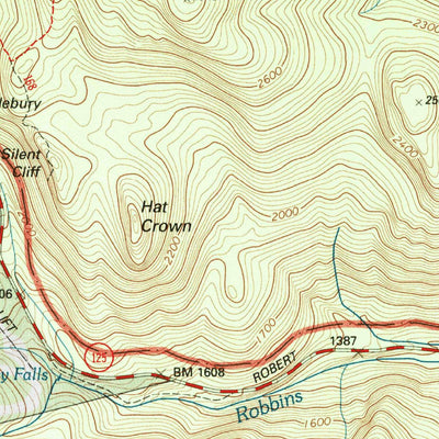 United States Geological Survey Bread Loaf, VT (1997, 24000-Scale) digital map