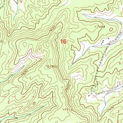 United States Geological Survey Bread Springs, NM (1995, 24000-Scale) digital map