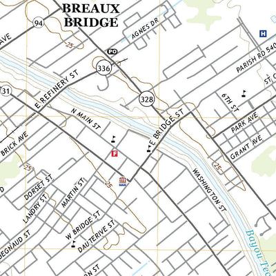 United States Geological Survey Breaux Bridge, LA (2020, 24000-Scale) digital map