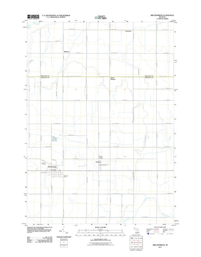 United States Geological Survey Breckenridge, MI (2011, 24000-Scale) digital map