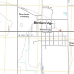 United States Geological Survey Breckenridge, MI (2011, 24000-Scale) digital map