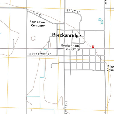 United States Geological Survey Breckenridge, MI (2011, 24000-Scale) digital map