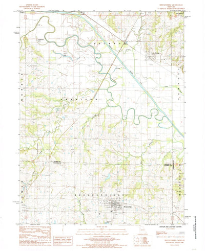 United States Geological Survey Breckenridge, MO (1984, 24000-Scale) digital map