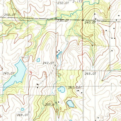 United States Geological Survey Breckenridge, MO (1984, 24000-Scale) digital map