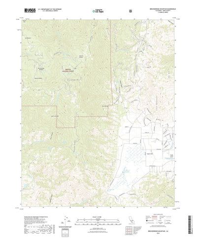 United States Geological Survey Breckenridge Mountain, CA (2022, 24000-Scale) digital map