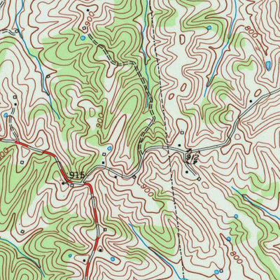 United States Geological Survey Breckinridge, KY (1953, 24000-Scale) digital map