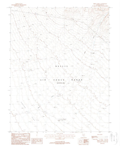 United States Geological Survey Breen Creek, NV (1988, 24000-Scale) digital map