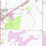 United States Geological Survey Breese, IL (1962, 24000-Scale) digital map