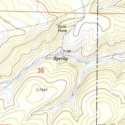 United States Geological Survey Breeze Mountain, CO (1971, 24000-Scale) digital map
