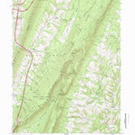 United States Geological Survey Breezewood, PA (1967, 24000-Scale) digital map