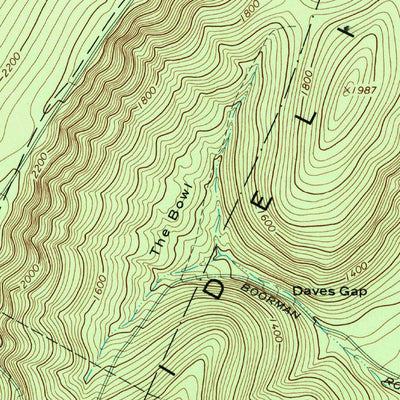 United States Geological Survey Breezewood, PA (1967, 24000-Scale) digital map