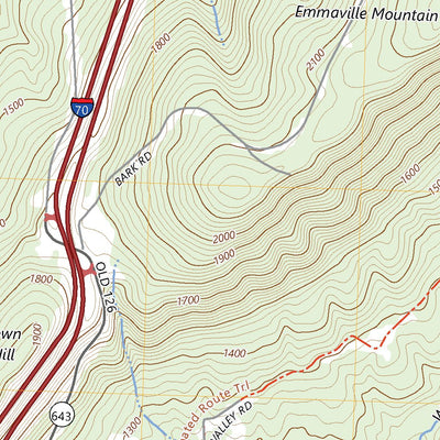 United States Geological Survey Breezewood, PA (2023, 24000-Scale) digital map