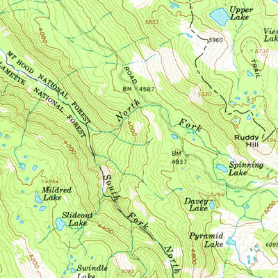 United States Geological Survey Breitenbush Hot Springs, OR (1961, 62500-Scale) digital map