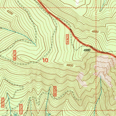 United States Geological Survey Breitenbush Hot Springs, OR (1997, 24000-Scale) digital map
