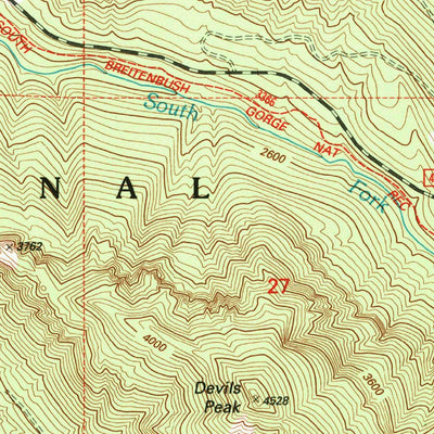 United States Geological Survey Breitenbush Hot Springs, OR (1997, 24000-Scale) digital map