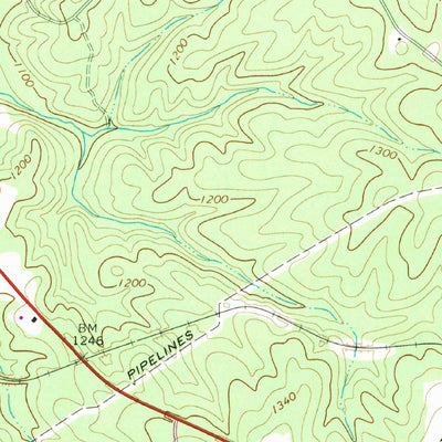 United States Geological Survey Bremen, GA (1973, 24000-Scale) digital map