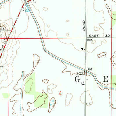 United States Geological Survey Bremen, IN (1958, 24000-Scale) digital map