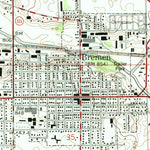 United States Geological Survey Bremen, IN (1958, 24000-Scale) digital map