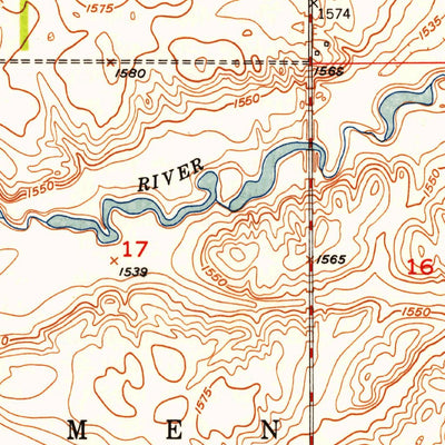 United States Geological Survey Bremen, ND (1949, 24000-Scale) digital map