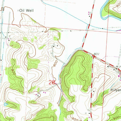 United States Geological Survey Bremen, OH (1961, 24000-Scale) digital map