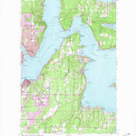 United States Geological Survey Bremerton East, WA (1953, 24000-Scale) digital map