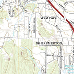 United States Geological Survey Bremerton West, WA (2020, 24000-Scale) digital map