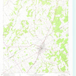 United States Geological Survey Bremond, TX (1962, 24000-Scale) digital map