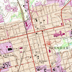 United States Geological Survey Brenham, TX (1963, 24000-Scale) digital map