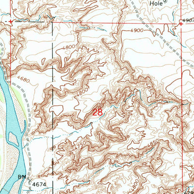 United States Geological Survey Brennan Basin, UT (1964, 24000-Scale) digital map
