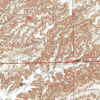 United States Geological Survey Brennan Basin, UT (1964, 24000-Scale) digital map