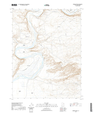 United States Geological Survey Brennan Basin, UT (2020, 24000-Scale) digital map