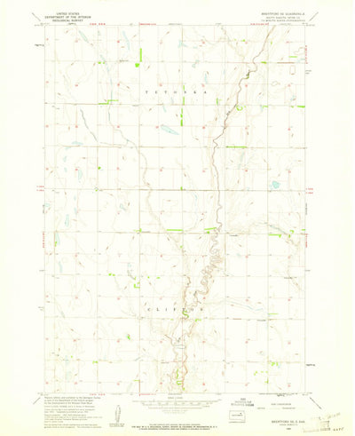 United States Geological Survey Brentford SE, SD (1960, 24000-Scale) digital map