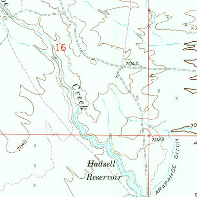 United States Geological Survey Brenton Springs, WY (1961, 24000-Scale) digital map