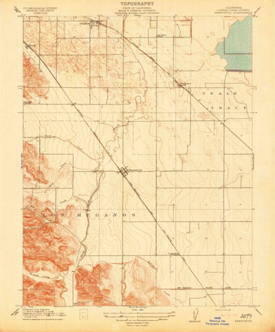 United States Geological Survey Brentwood, CA (1914, 31680-Scale) digital map