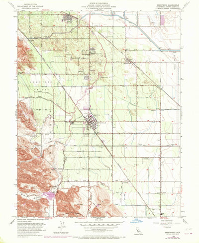 United States Geological Survey Brentwood, CA (1954, 24000-Scale) digital map