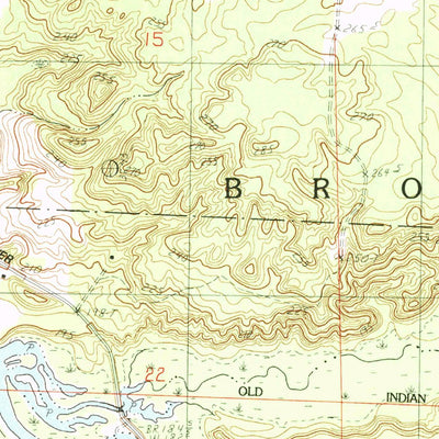 United States Geological Survey Brethren, MI (1982, 25000-Scale) digital map
