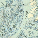 United States Geological Survey Breton Island, LA (1953, 62500-Scale) digital map