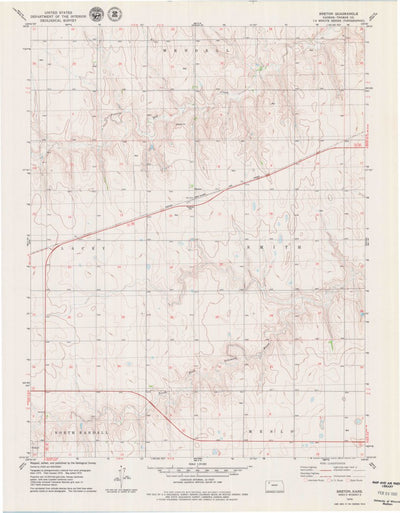 United States Geological Survey Breton, KS (1979, 24000-Scale) digital map