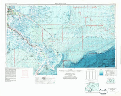 United States Geological Survey Breton Sound, LA (1957, 250000-Scale) digital map