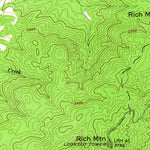 United States Geological Survey Brevard, NC-SC (1945, 24000-Scale) digital map