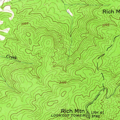 United States Geological Survey Brevard, NC-SC (1945, 24000-Scale) digital map