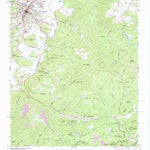 United States Geological Survey Brevard, NC-SC (1965, 24000-Scale) digital map