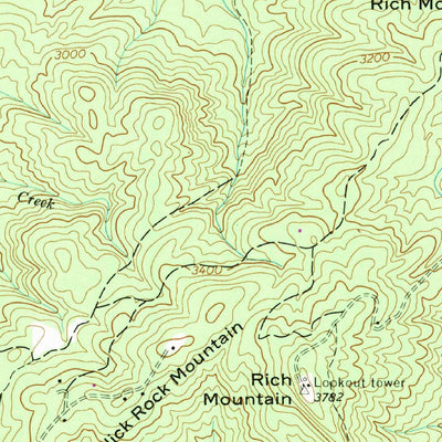 United States Geological Survey Brevard, NC-SC (1965, 24000-Scale) digital map