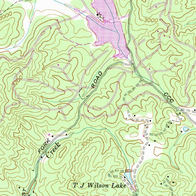United States Geological Survey Brevard, NC-SC (1965, 24000-Scale) digital map